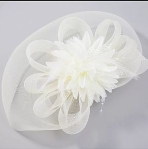 Bride Fedoras with Clip Fascinator Hairpin for Women Wedding Party Fascinat Mesh